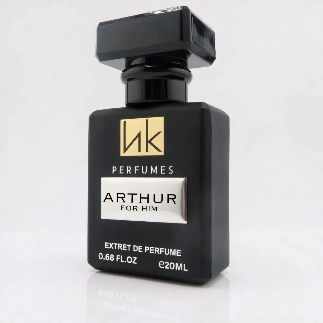 Arthur Cologne bottle close-up detail