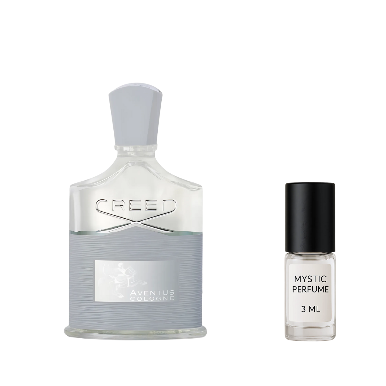 Creed Aventus Cologne sample vial label detail
