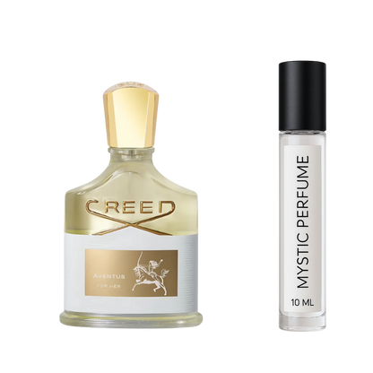 Creed Aventus sample vial label detail