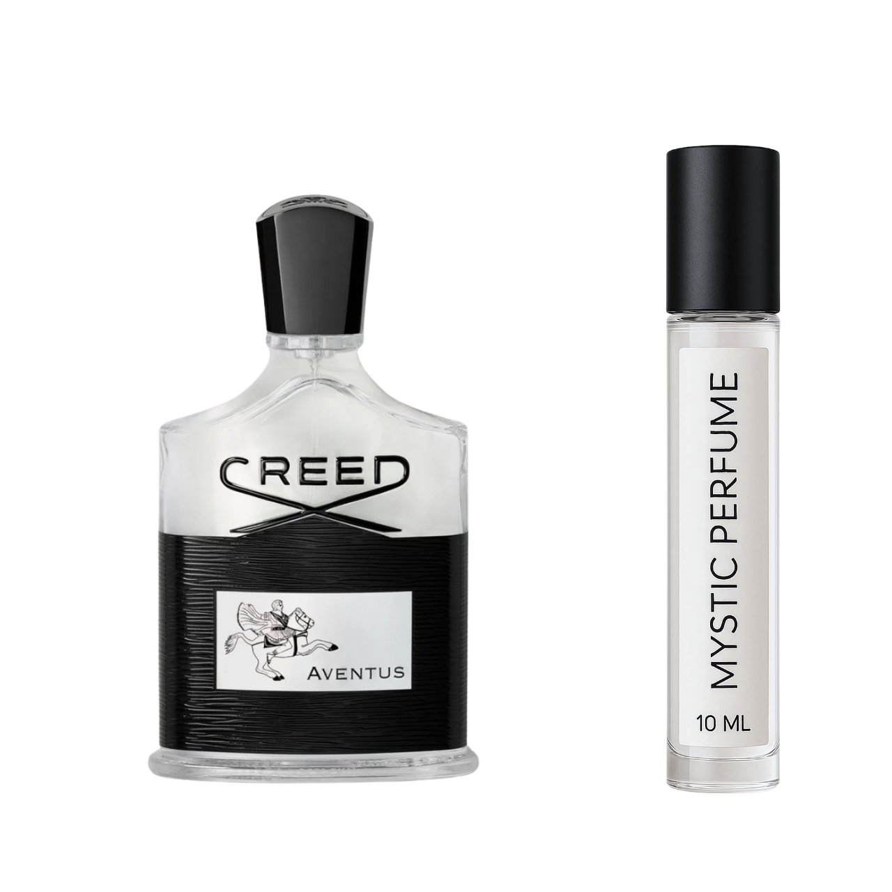 Creed Aventus sample vial label detail