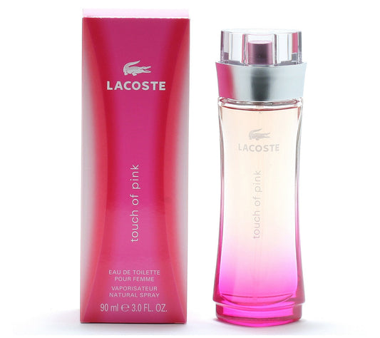 Lacoste Touch of Pink Eau de Toilette perfume bottle