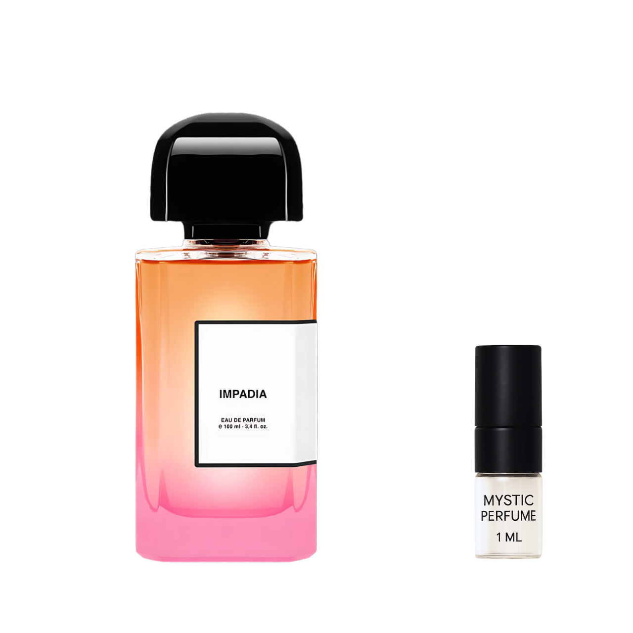 BDK Parfums Impadia Parfum sample vial label detail