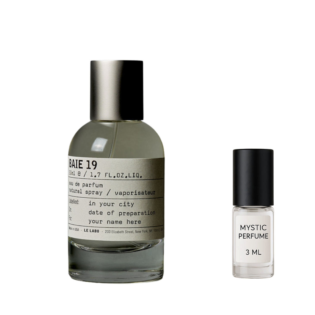 Le Labo Baie 19 decant sample vial