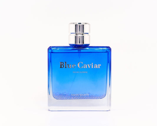Blue Caviar perfume bottle