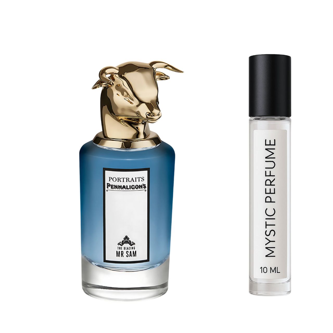Penhaligon's The Blazing Mister Sam sample vial label detail