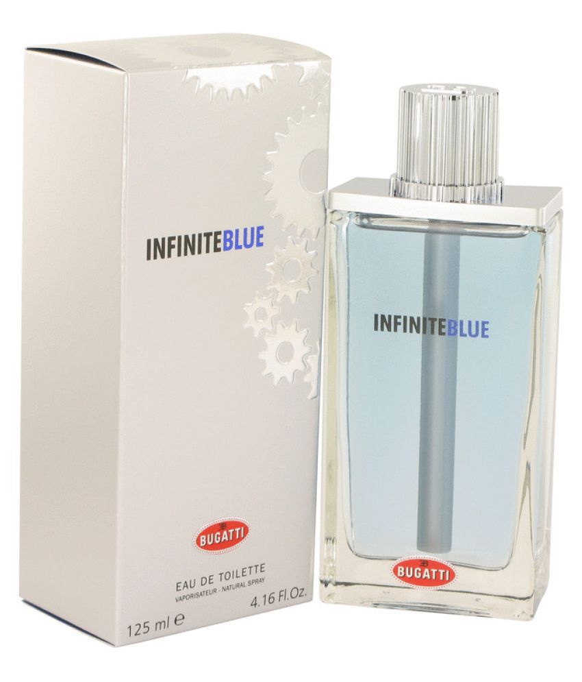 Bugati Infinite Blue Eau de Toilette perfume bottle