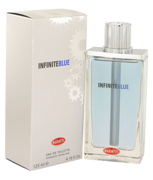 Bugati Infinite Blue Eau de Toilette perfume bottle