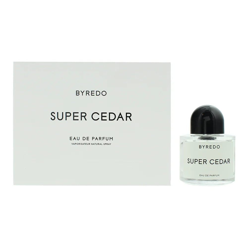 Byredo Super Cedar Eau de Parfum bottle and box
