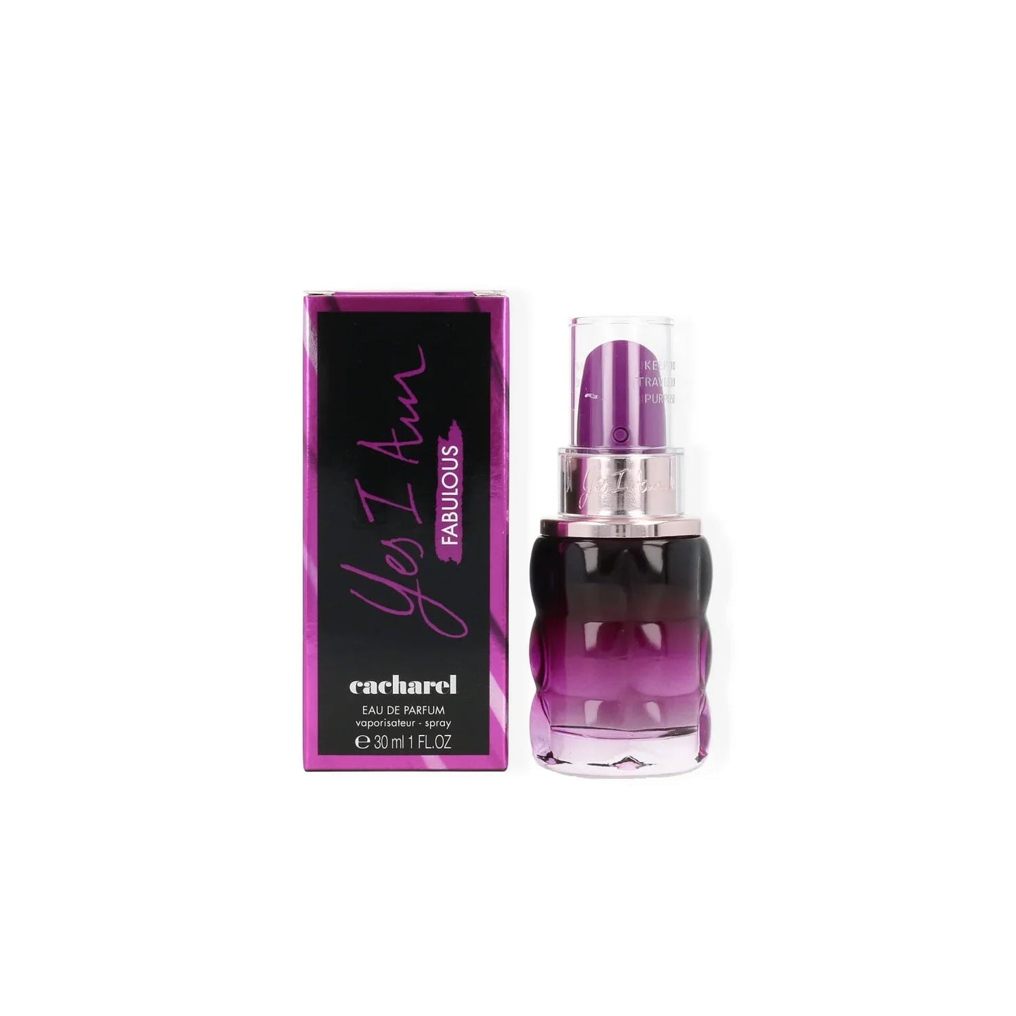Cacharel Yes I Am Fabulous Eau de Parfum bottle and box