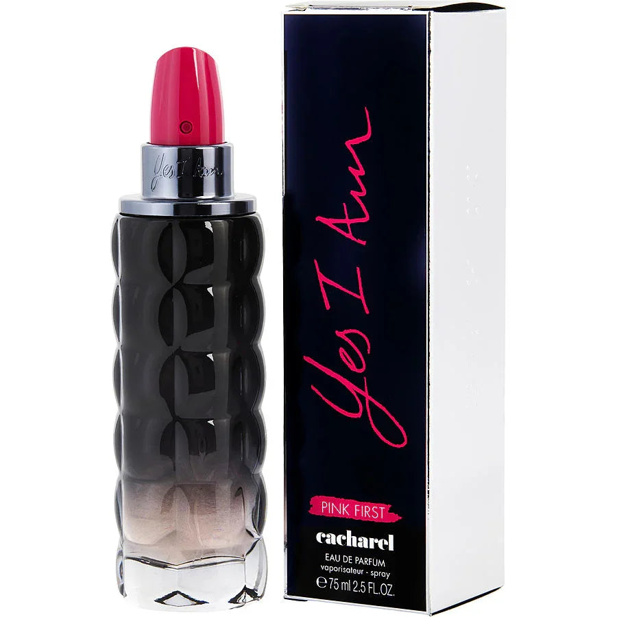 Cacharel Yes I Am Pink First Eau de Parfum bottle and box