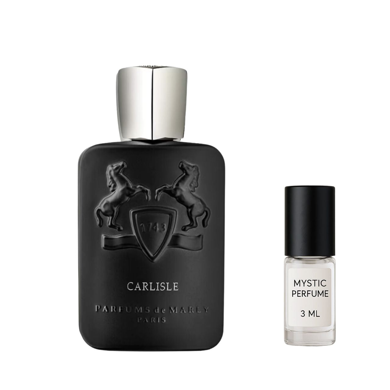 Parfums de Marly Carlisle Parfum sample vial label detail