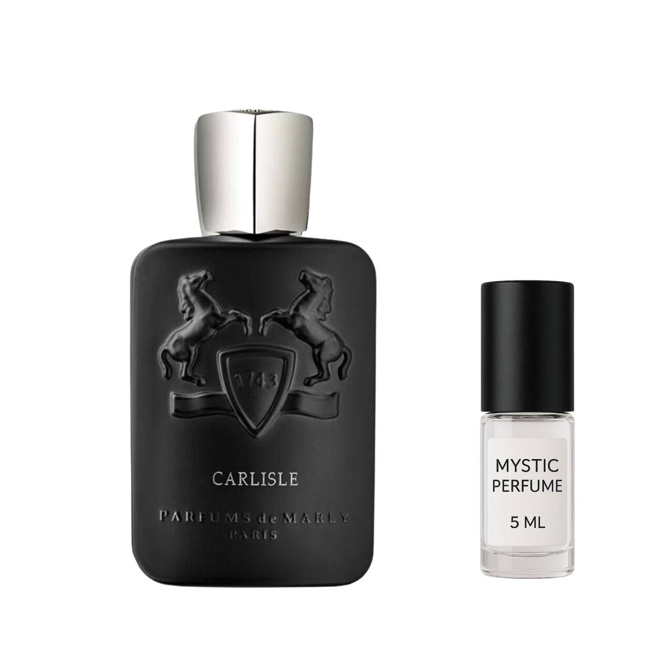 Parfums de Marly Carlisle Parfum sample vial label detail