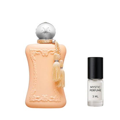 Parfums de Marly Cassili Parfum sample vial label detail