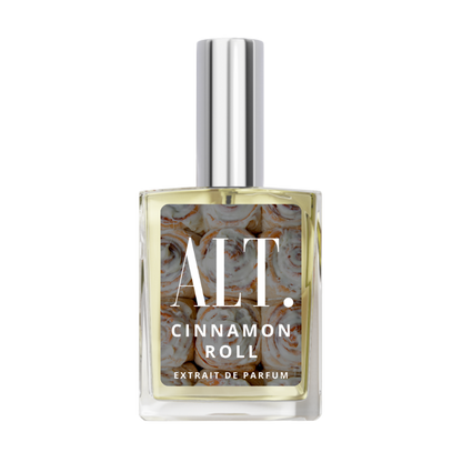 Cinnamon Roll perfume bottle