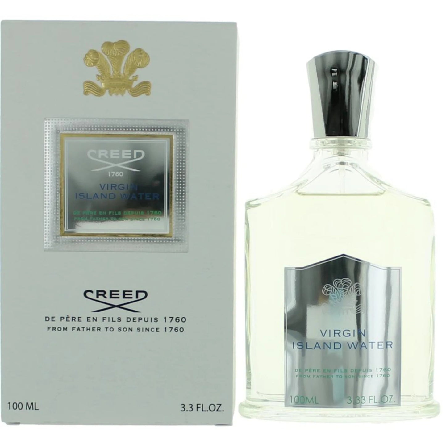 Creed Virgin Island Water Eau de Parfum packaging box