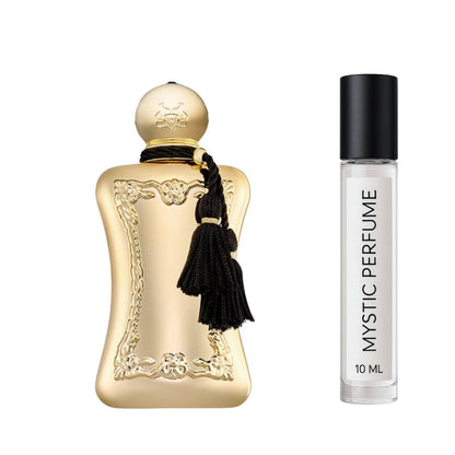 Parfums de Marly Darcy Parfum sample vial label detail
