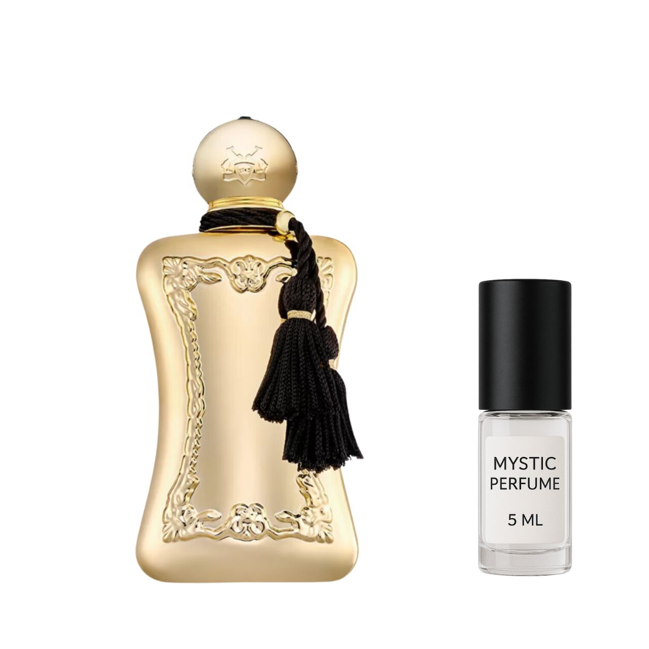 Parfums de Marly Darcy Parfum sample vial label detail