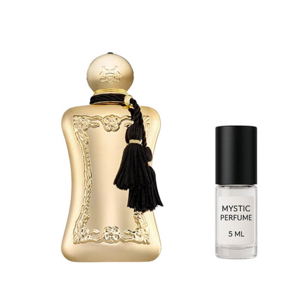 Parfums de Marly Darcy Parfum sample vial label detail