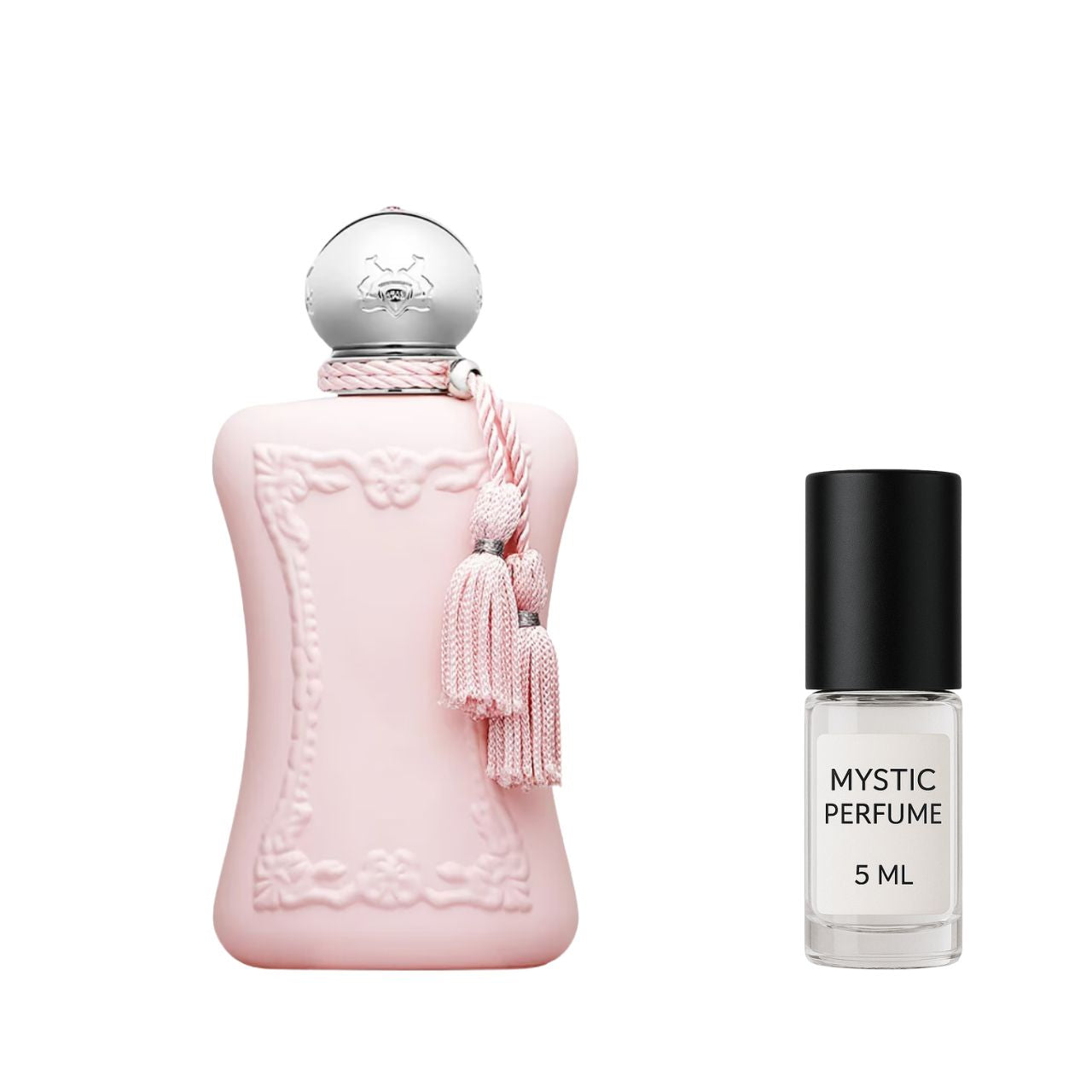 Parfums de Marly Delina Parfum sample vial label detail