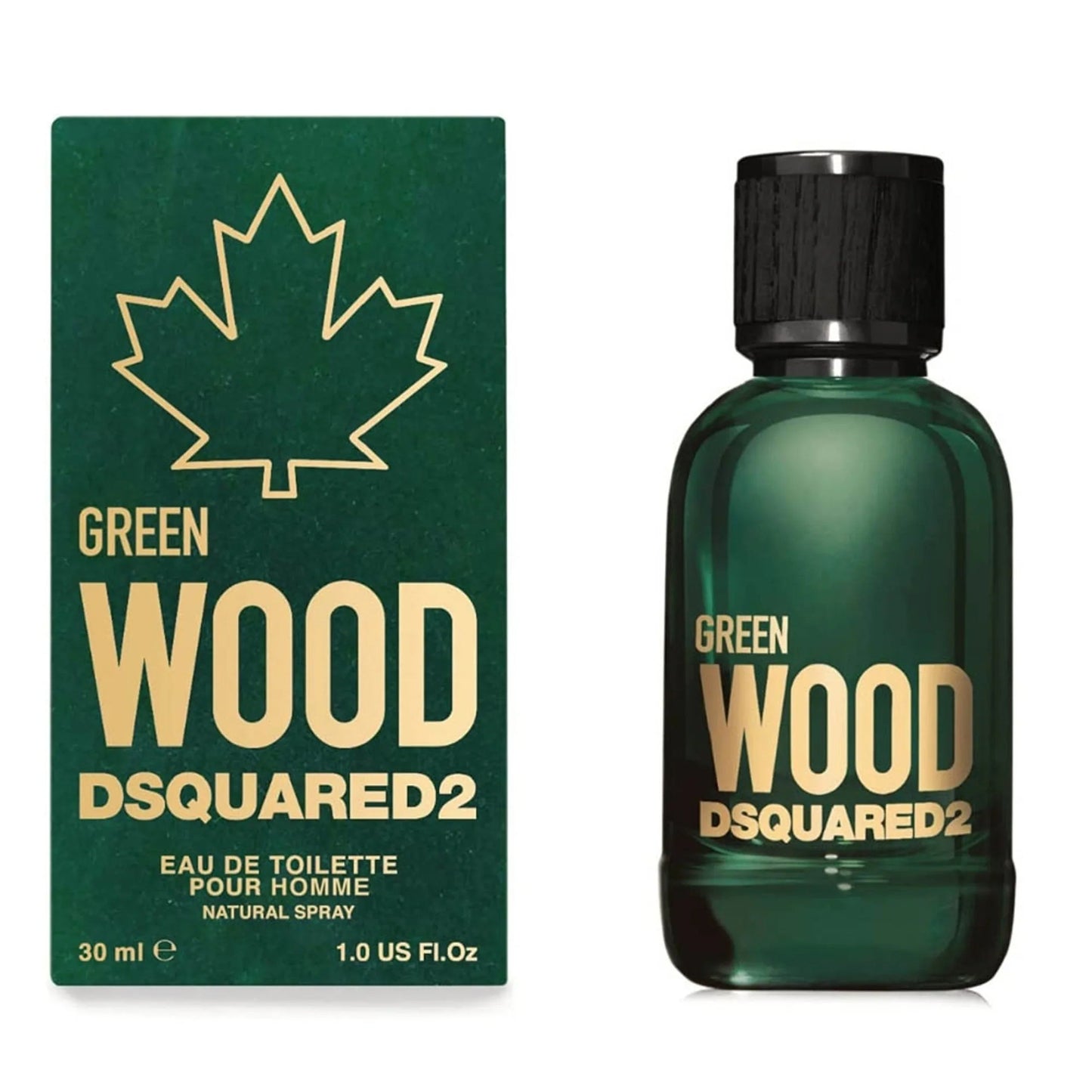 Dsquared2 Green Wood Eau de Toilette side view