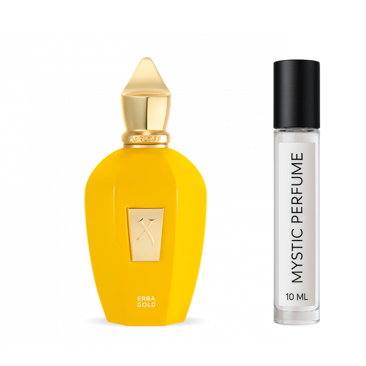 Xerjoff Erba Gold sample vial label detail