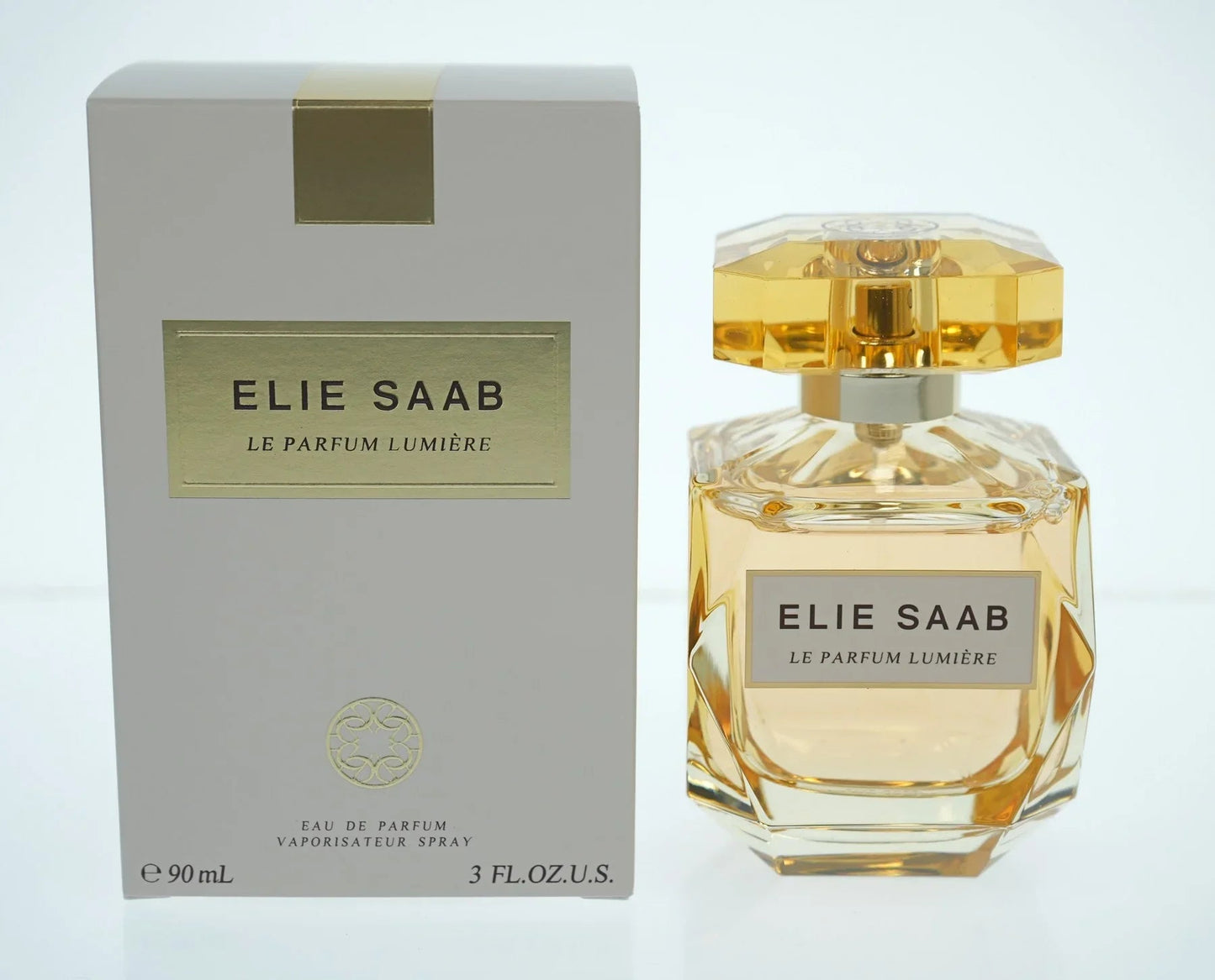Elie Saab Le Lumiere Eau de Parfum bottle and box