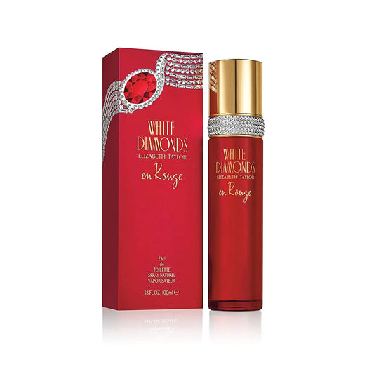 Elizabeth Taylor White Diamonds En Rouge Eau de Toilette perfume bottle