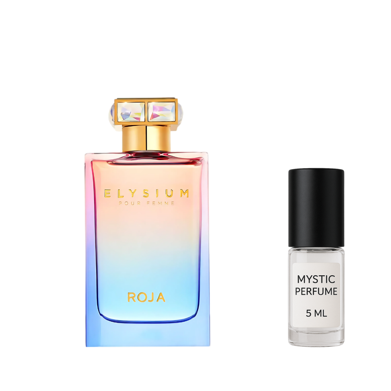 Roja Elysium Pour Femme sample vial label detail