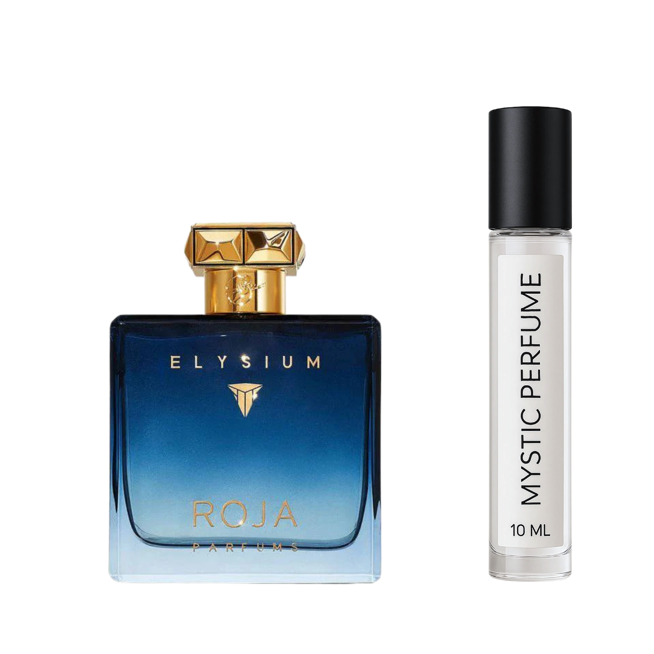 Roja Elysium Pour Homme Cologne sample vial label detail