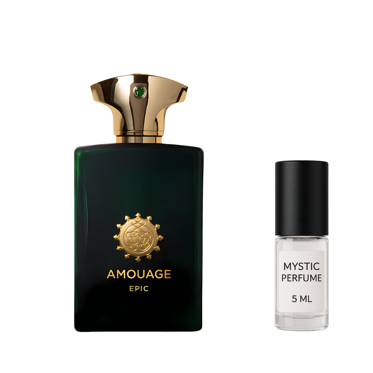 Amouage Epic Man sample vial label detail