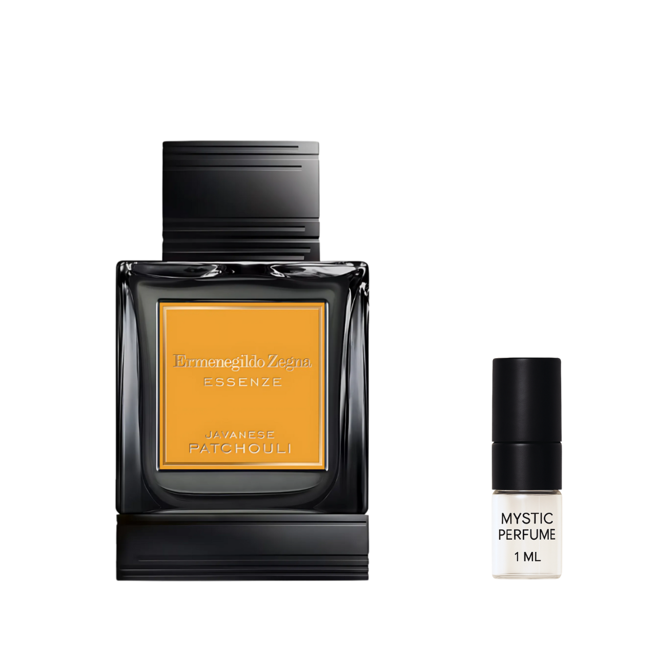 Ermenegildo Zegna Javanese Patchouli sample vial label detail