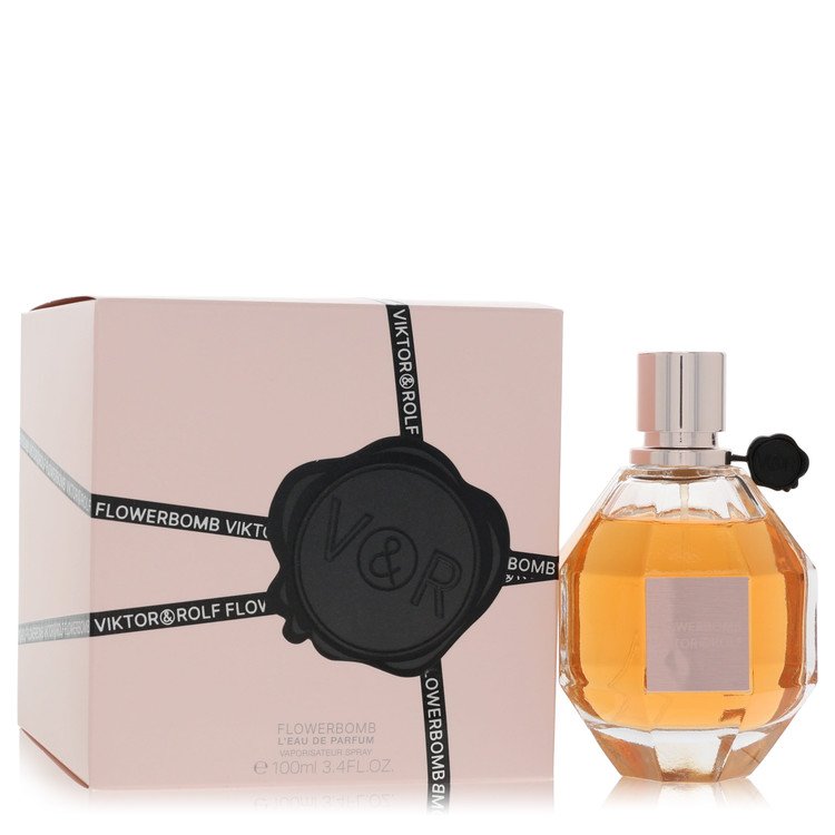 Viktor & Rolf Flowerbomb Eau de Parfum 3.4oz pink faceted grenade flacon