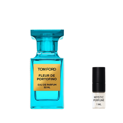 Tom Ford Fleur de Portofino sample vial label detail