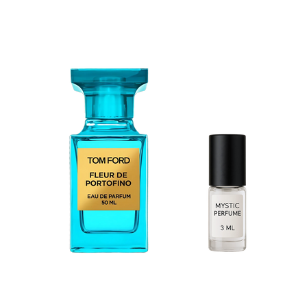 Tom Ford Fleur de Portofino sample vial label detail