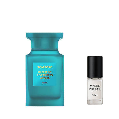 Tom Ford Fleur De Portofino Acqua sample vial label detail