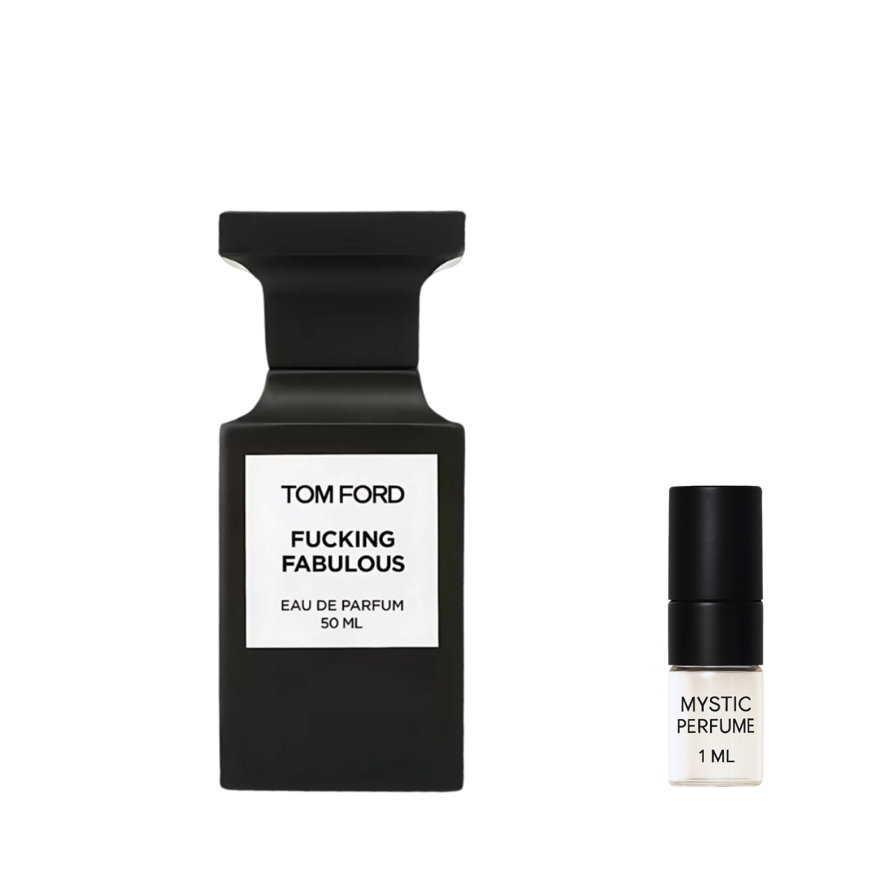Tom Ford Fucking Fabulous sample vial label detail