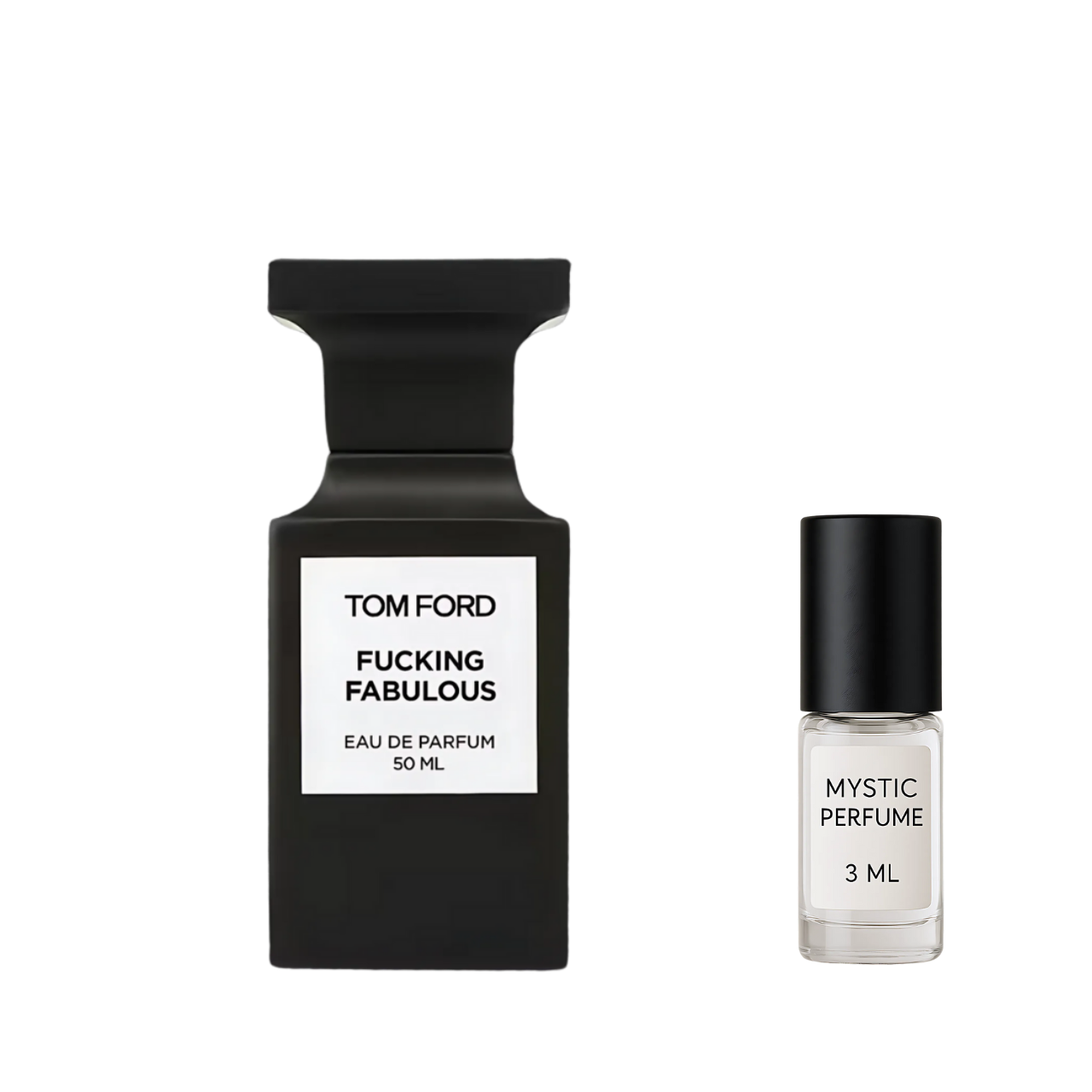Tom Ford Fucking Fabulous sample vial label detail