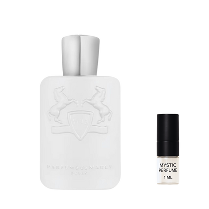 Parfums de Marly Galloway Parfum sample vial label detail