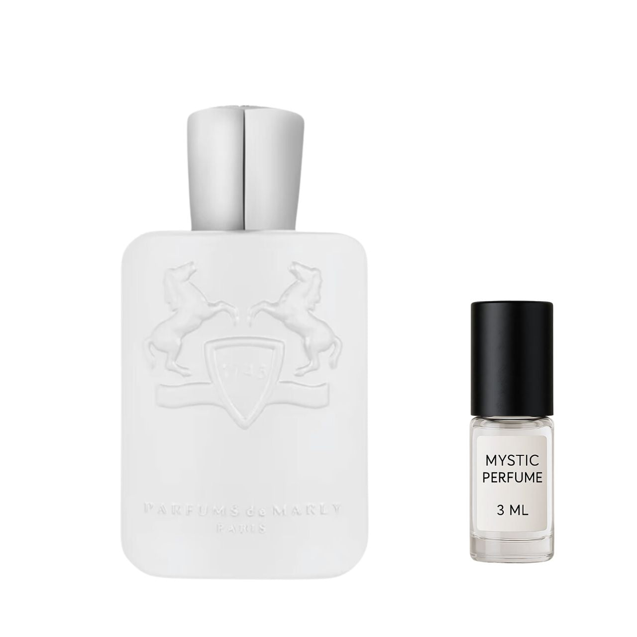 Parfums de Marly Galloway Parfum sample vial label detail