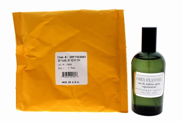 Geoffrey Beene Grey Flannel Eau de Toilette bottle and box