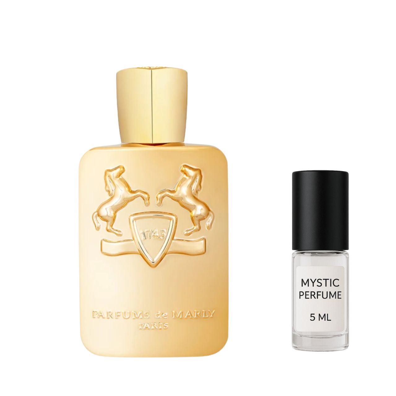 Parfums de Marly Godolphin Parfum sample vial label detail