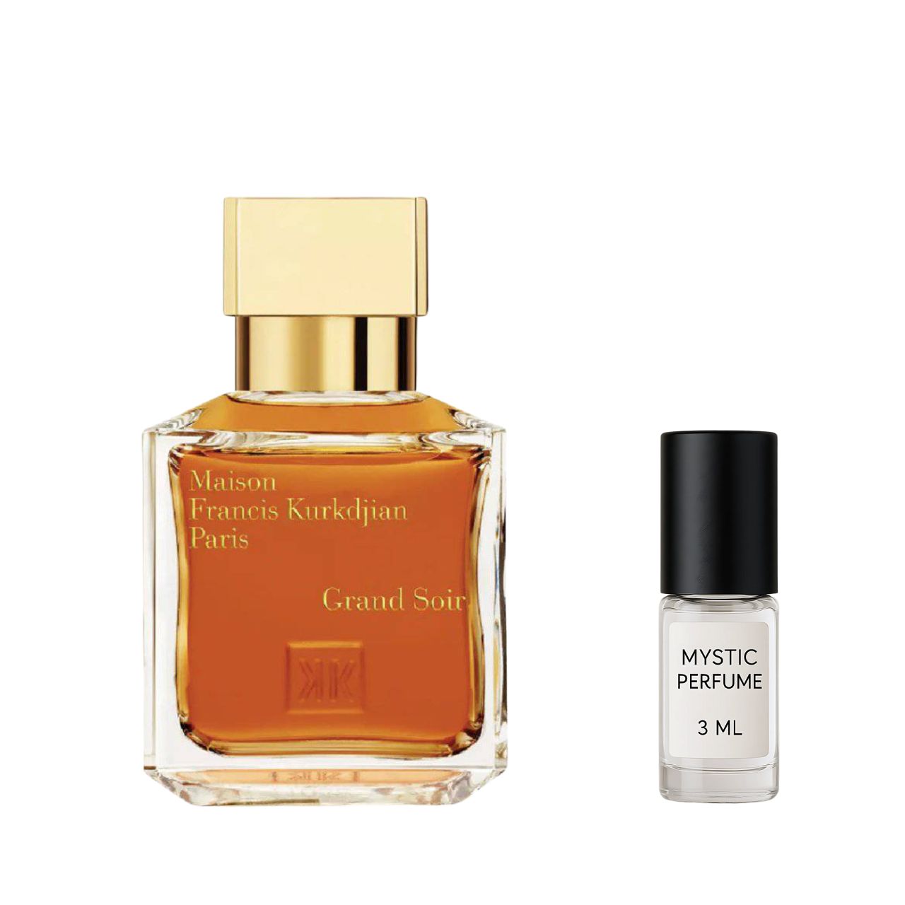Maison Francis Kurkdjian Grand Soir sample vial label detail