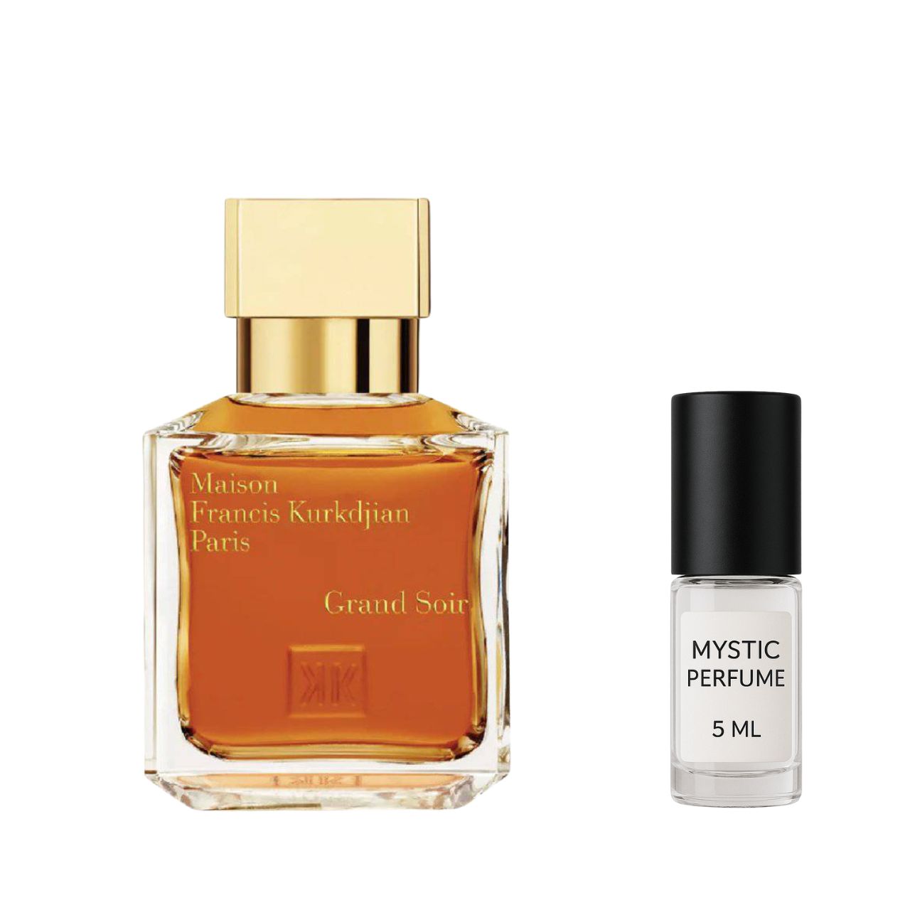 Maison Francis Kurkdjian Grand Soir sample vial label detail