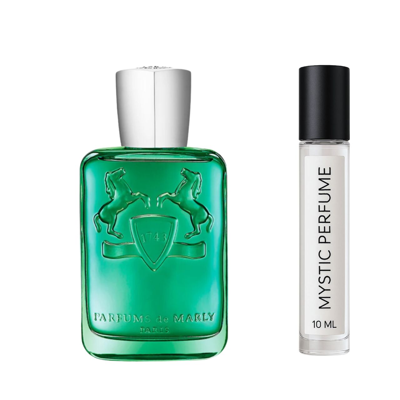 Parfums de Marly Greenley Parfum sample vial label detail