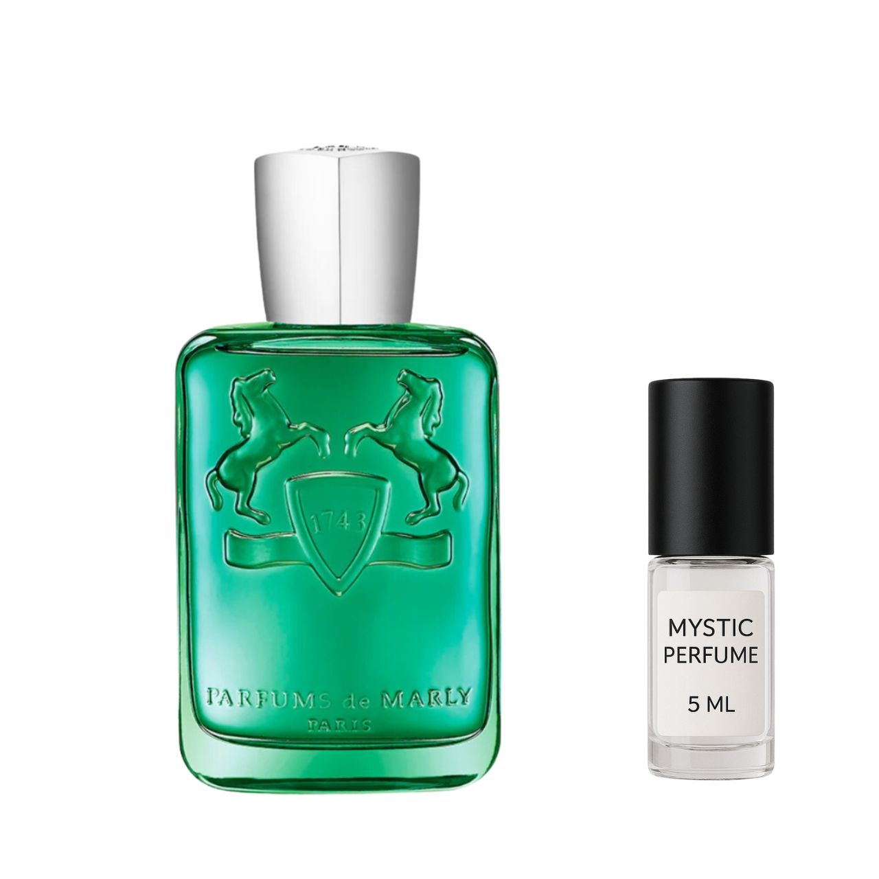 Parfums de Marly Greenley Parfum sample vial label detail
