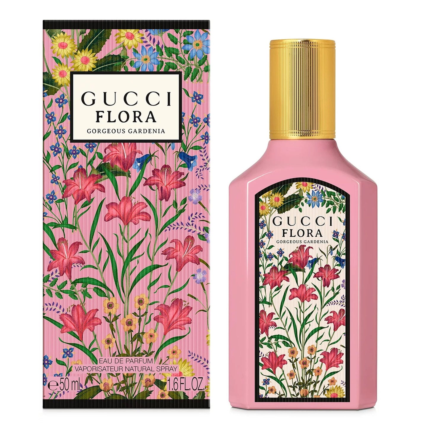 Gucci Flora Gorgeous Gardenia Eau de Parfum bottle and box
