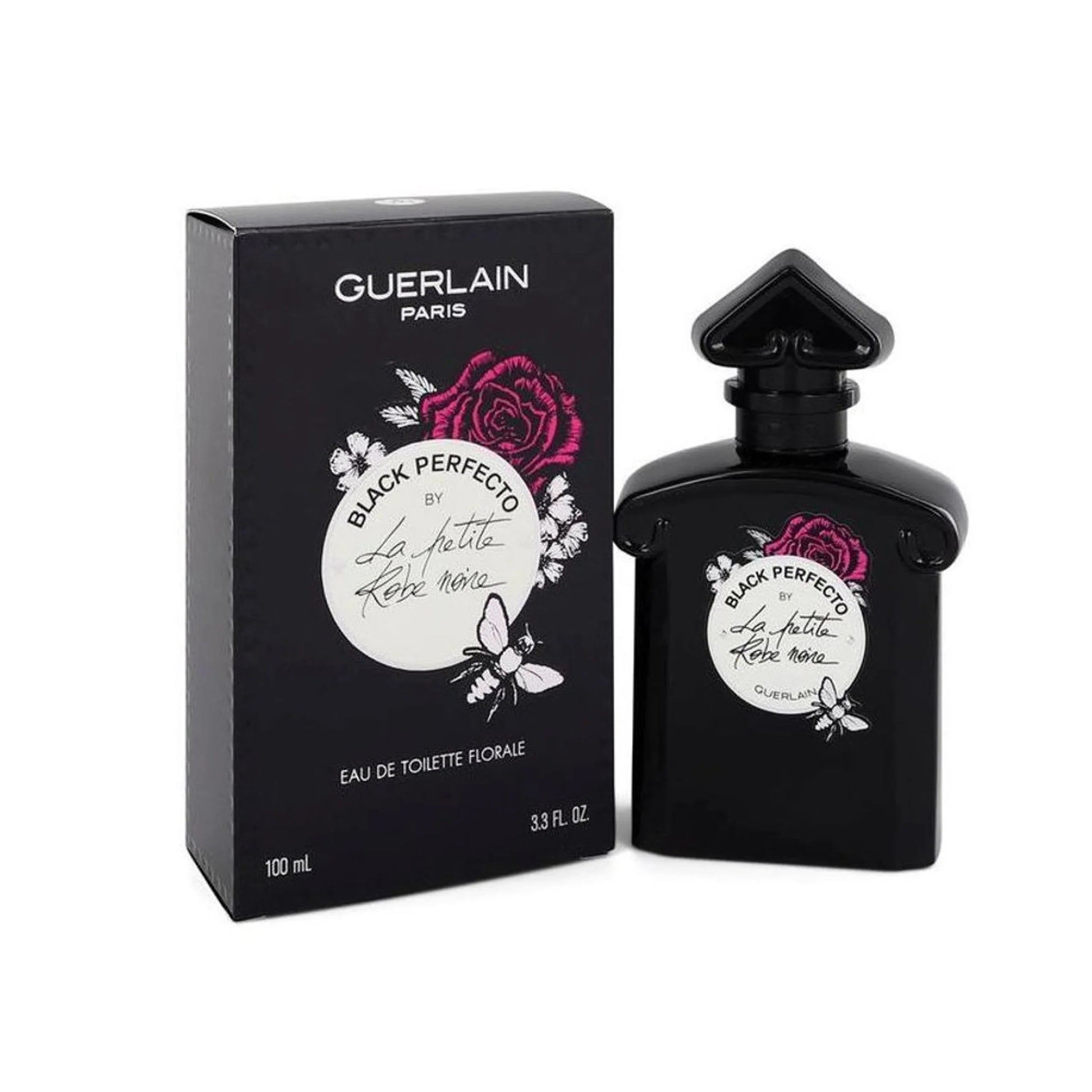 Guerlain La Petite Robe Noire Black Perfecto Florale Eau de Toilette perfume bottle