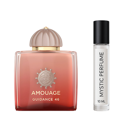 Amouage Guidance 46 sample vial label detail