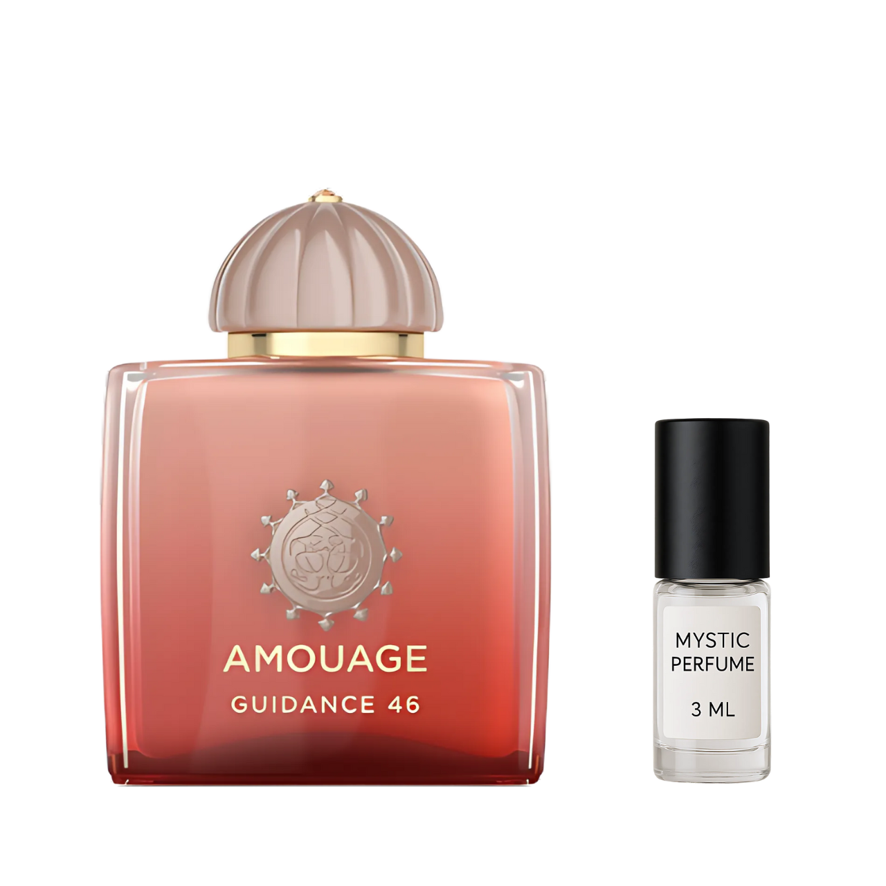 Amouage Guidance 46 sample vial label detail