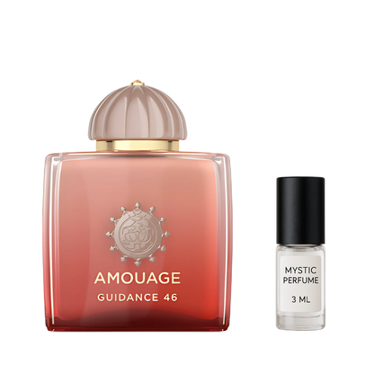 Amouage Guidance 46 sample vial label detail